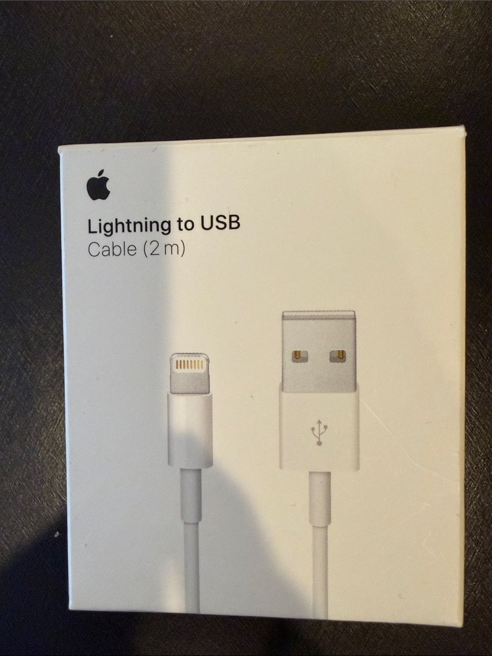 Apple Lightning to USB Cable — White genuine NEW one size